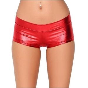 Red Rave Shorts